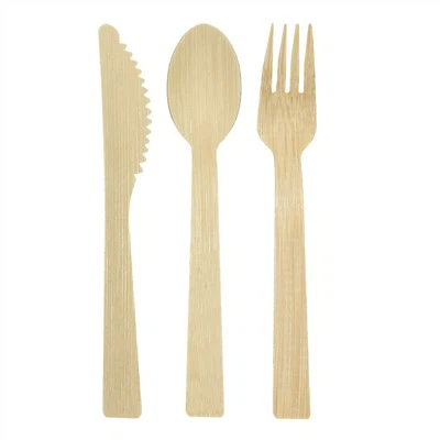 Компостабилни прибор за јело од бамбуса